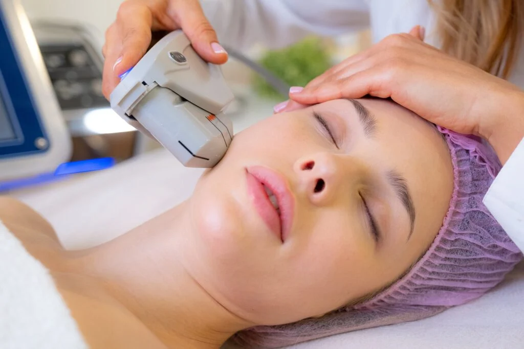 Collagen facial service - Facial Massage woman