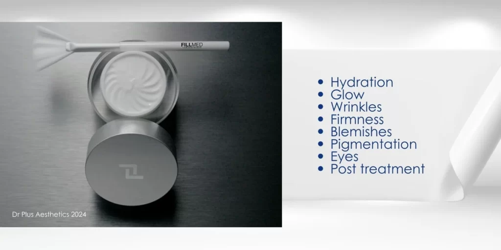 fillmed skin perfusion facial powder and brush